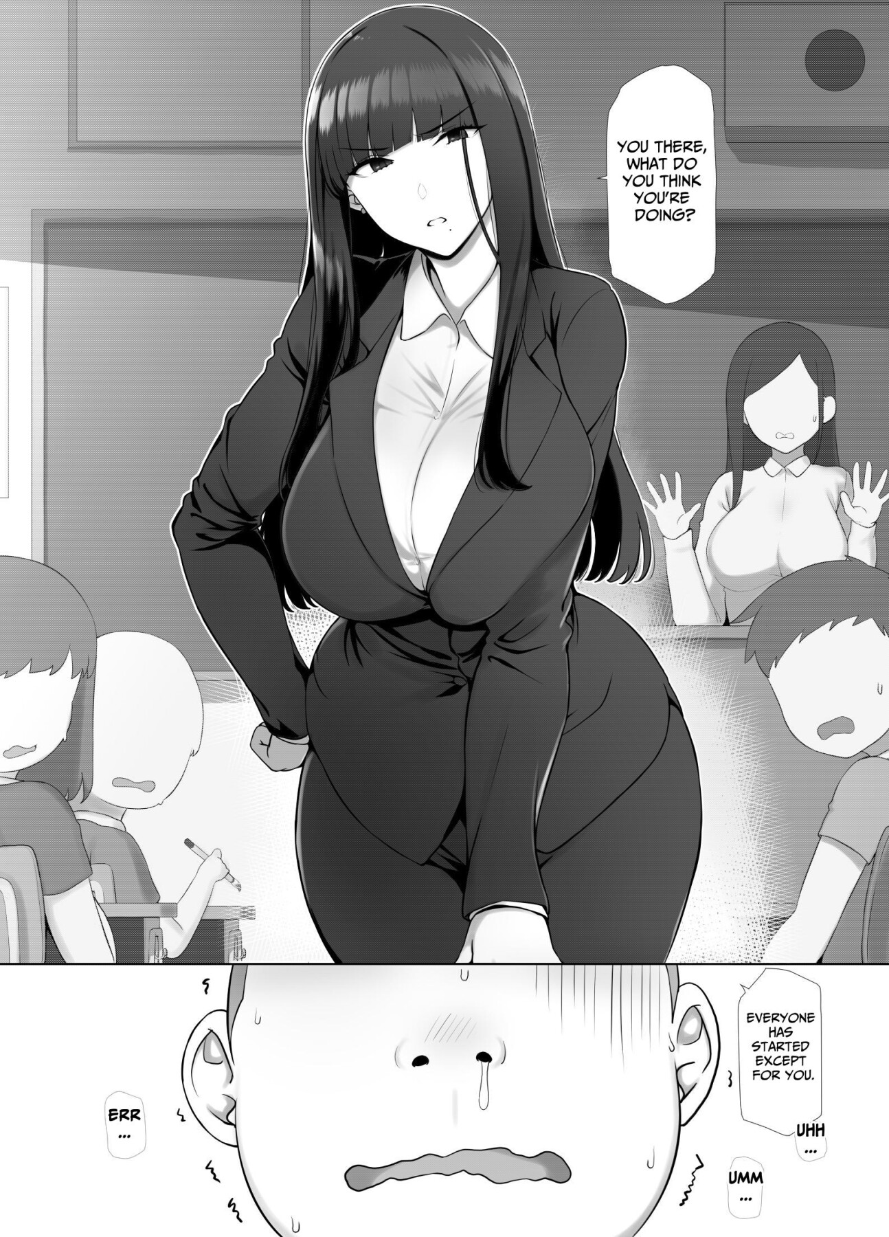 Hentai Manga Comic-Let's Use the MILF Call Girl App......tTurn This Scary Instructor into a Dirty Slut!-Read-8